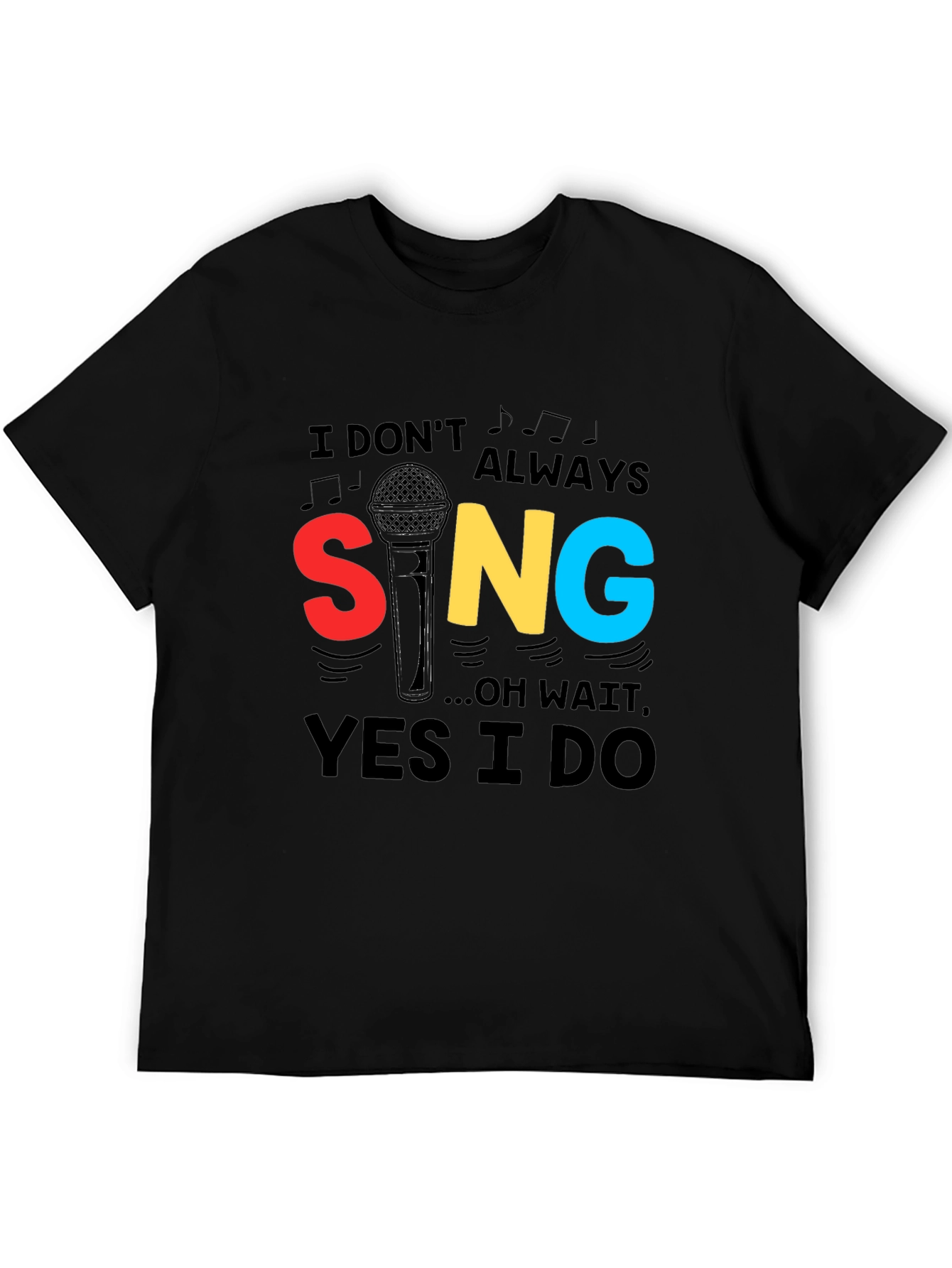 Singers Statement Black T-Shirt