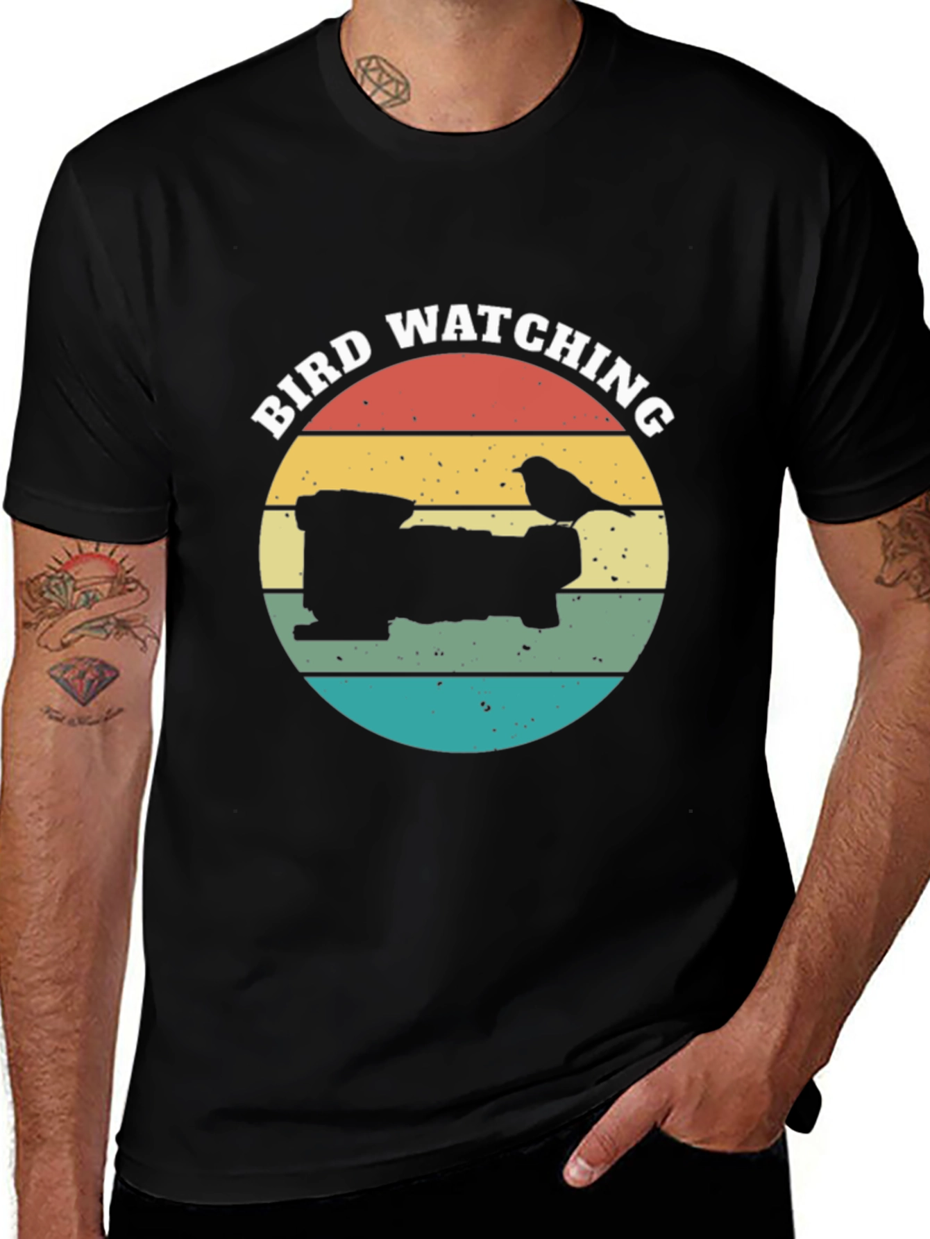 Bird Watching Retro T-Shirt