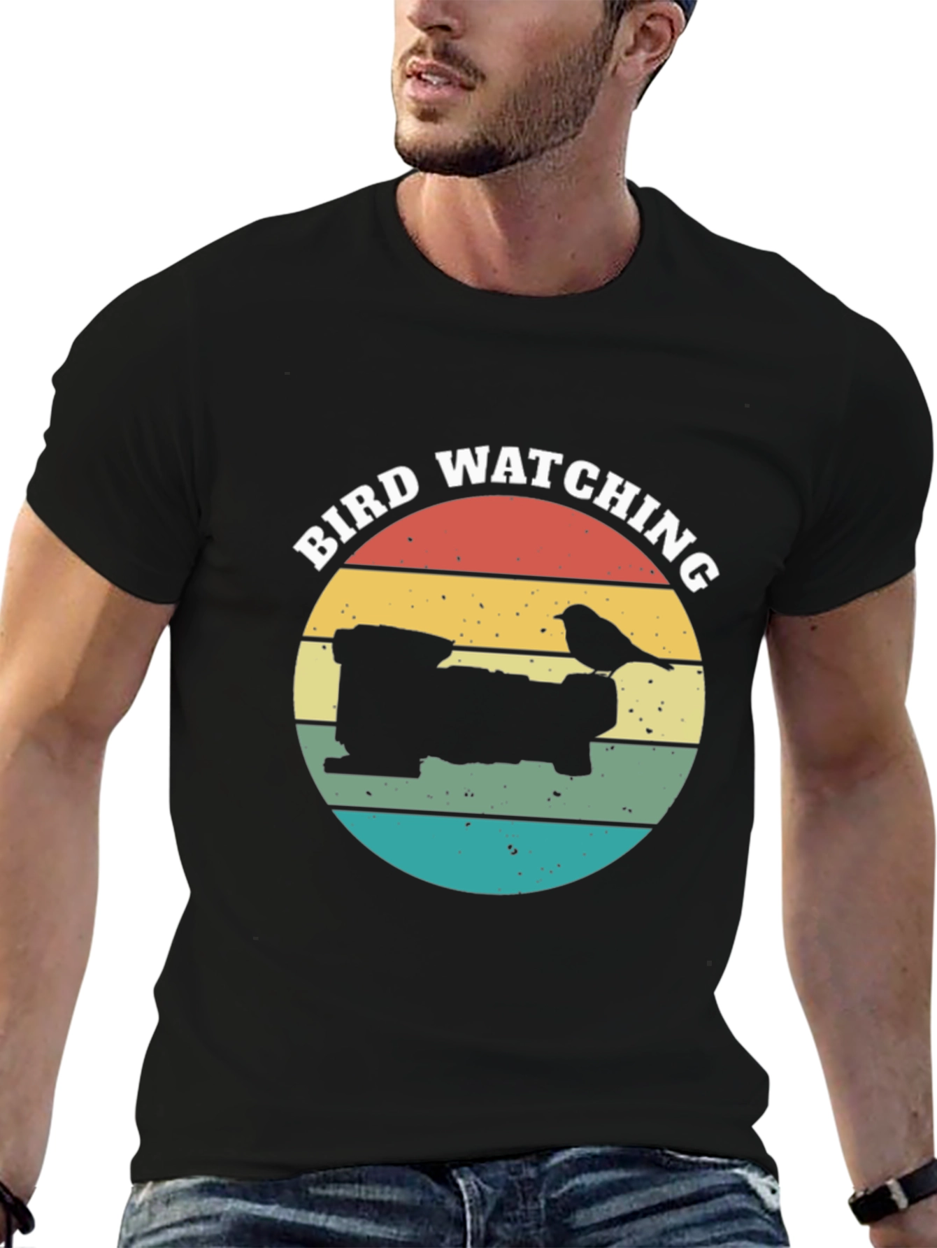 Bird Watching Retro T-Shirt