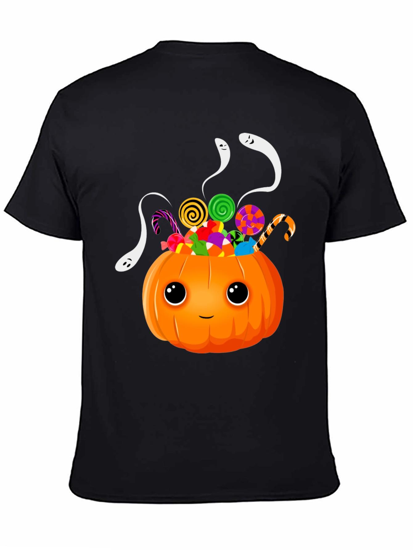Halloween Pumpkin Candy & Ghosts T-Shirt
