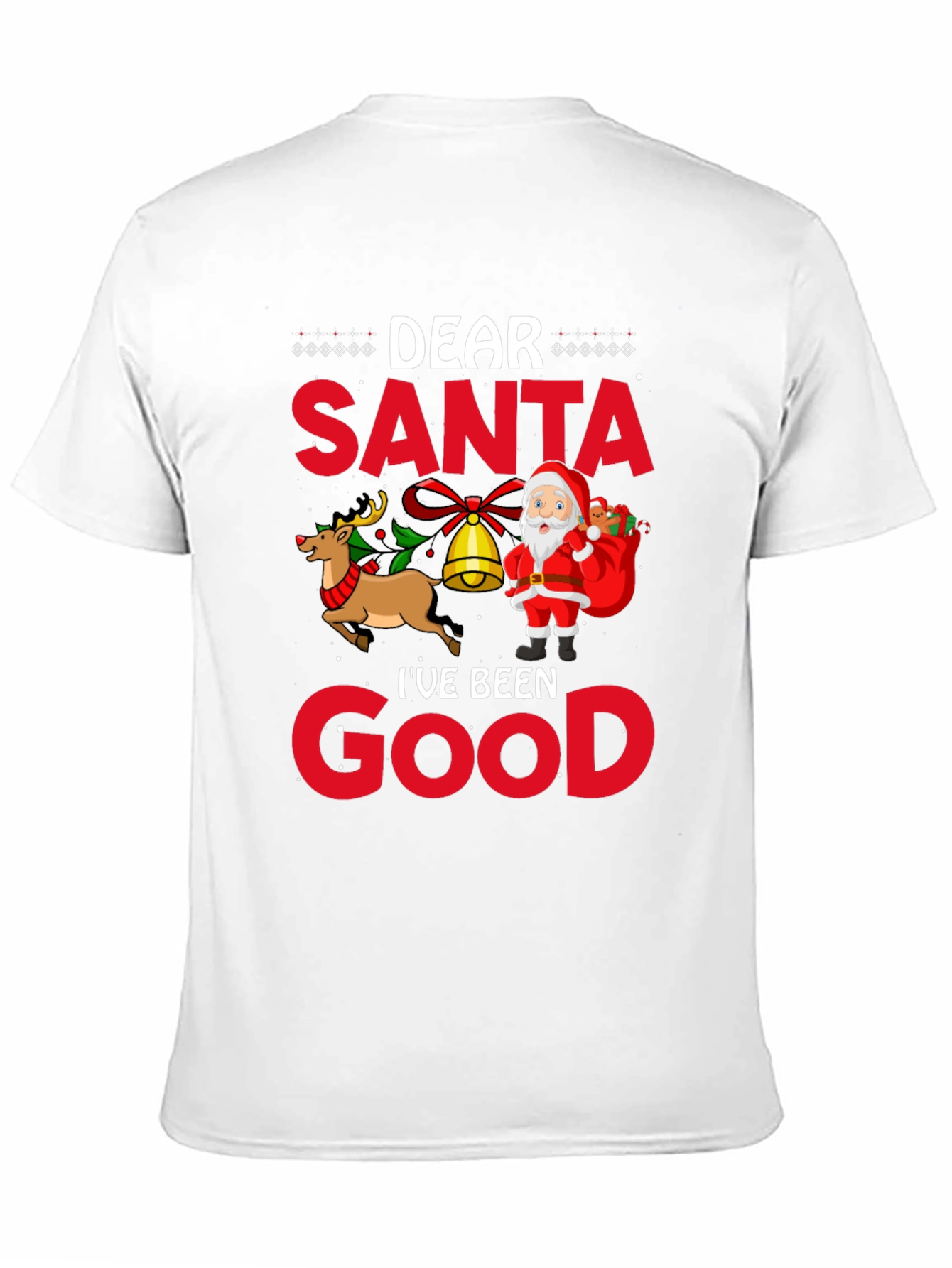 Dear Santa Ive Been Good Black T-Shirt