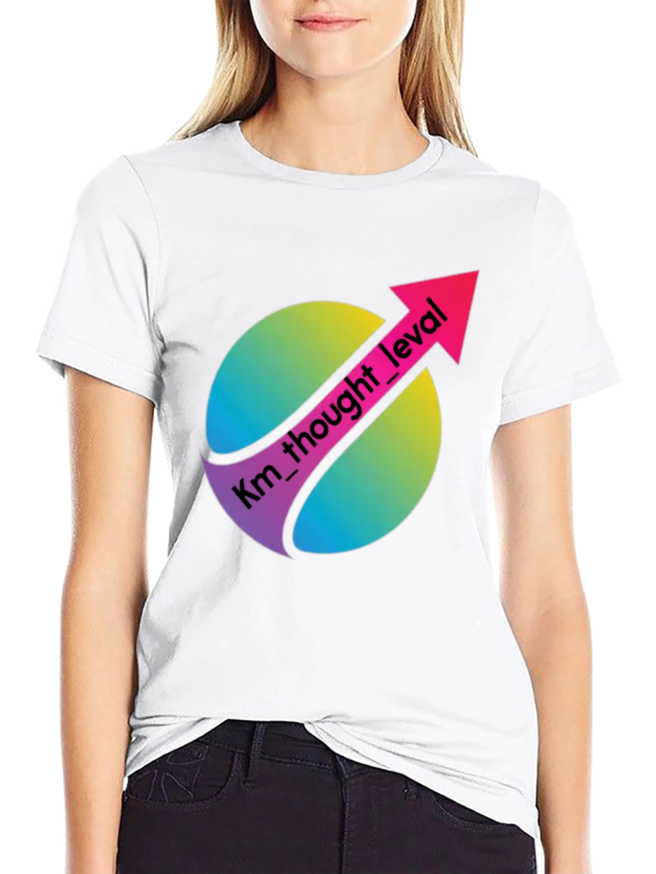 Km Thought Level Black Graphic T-Shirt