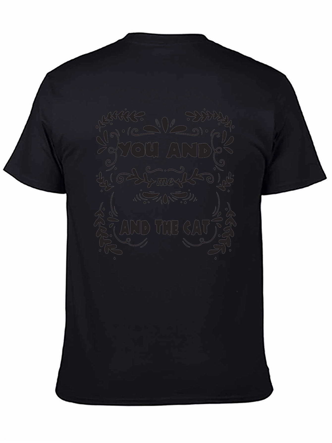 You and Me and The Cat Graphic Tee