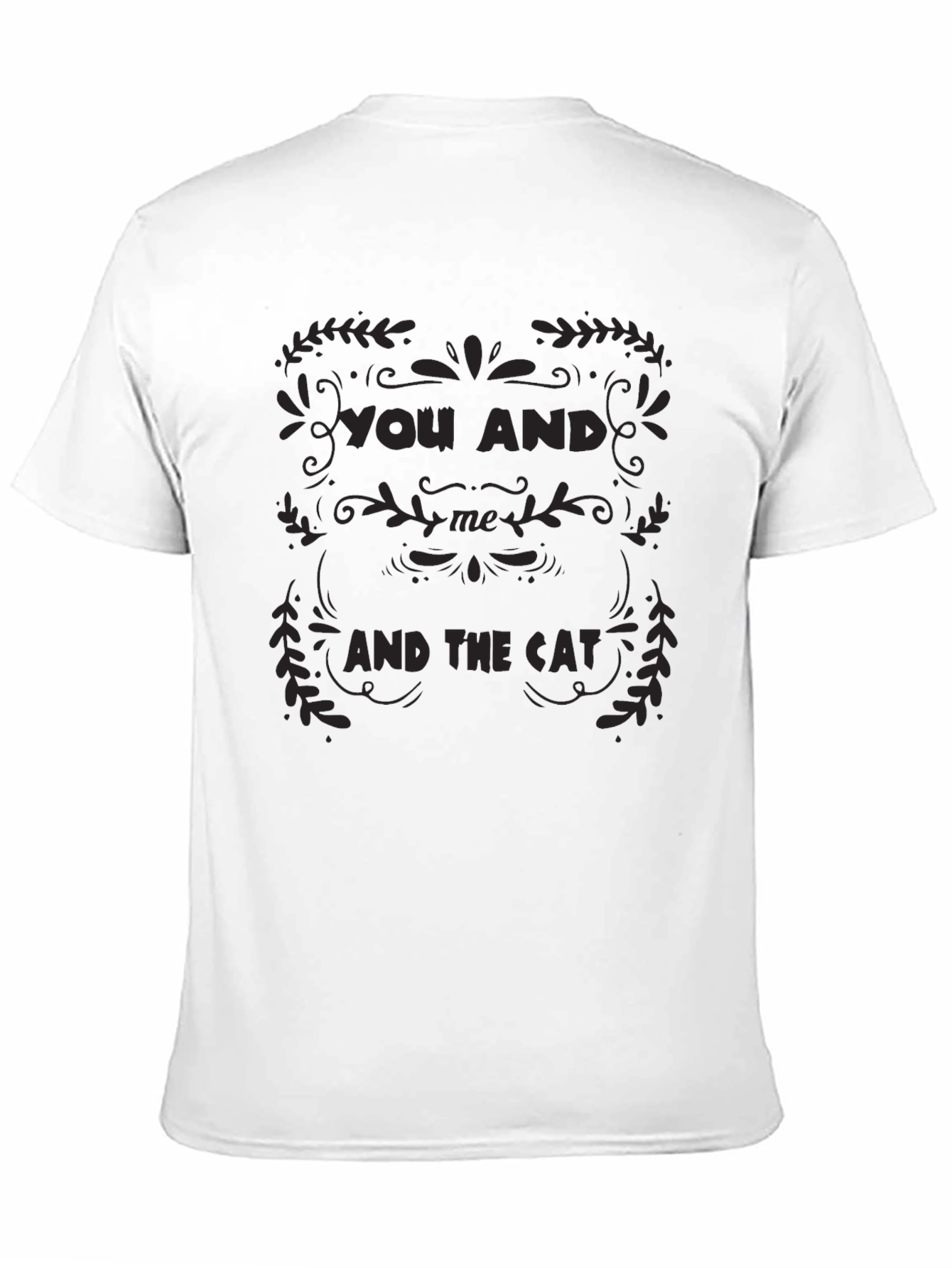 You and Me and The Cat Graphic Tee