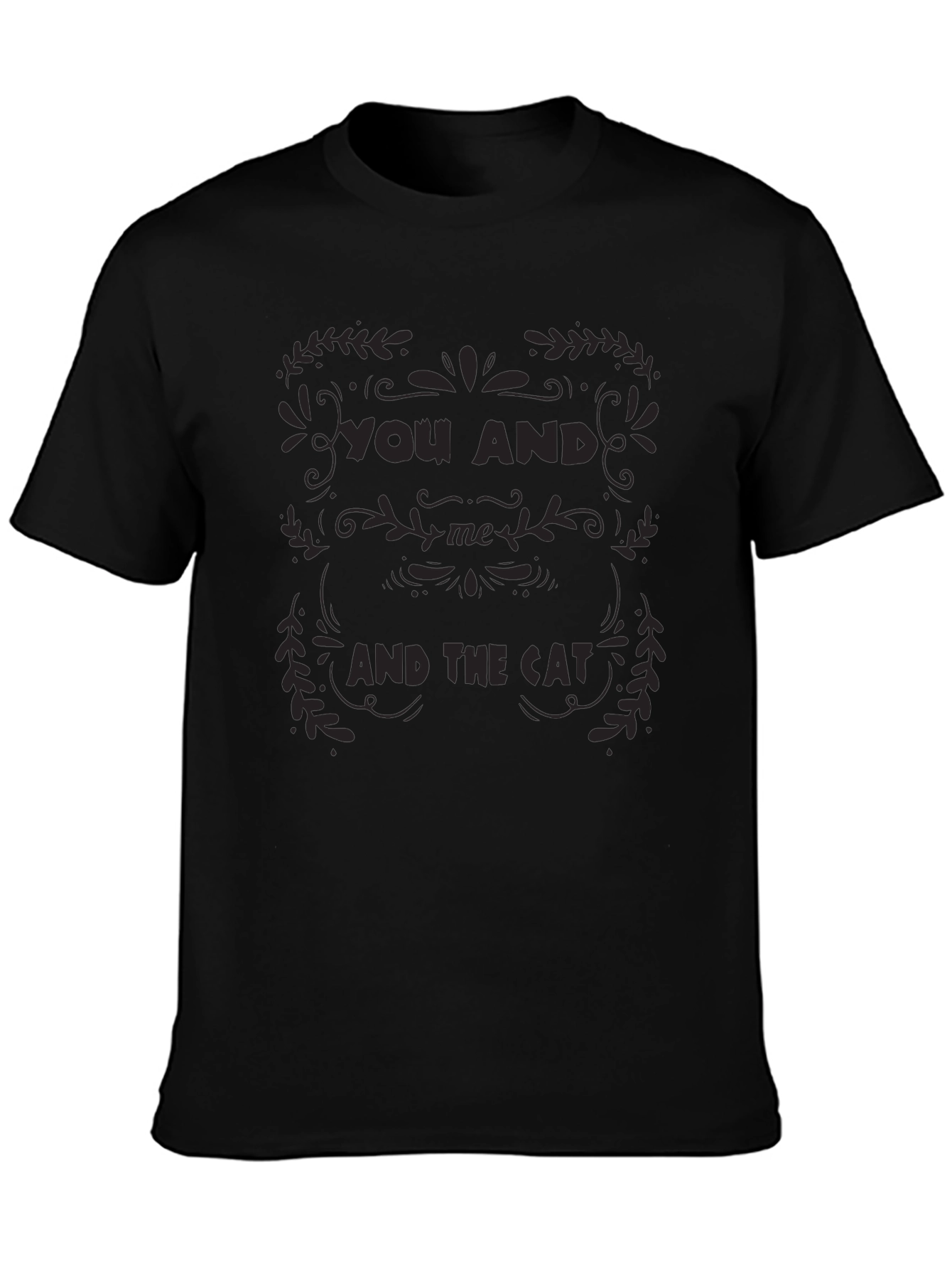 You and Me and The Cat Graphic Tee