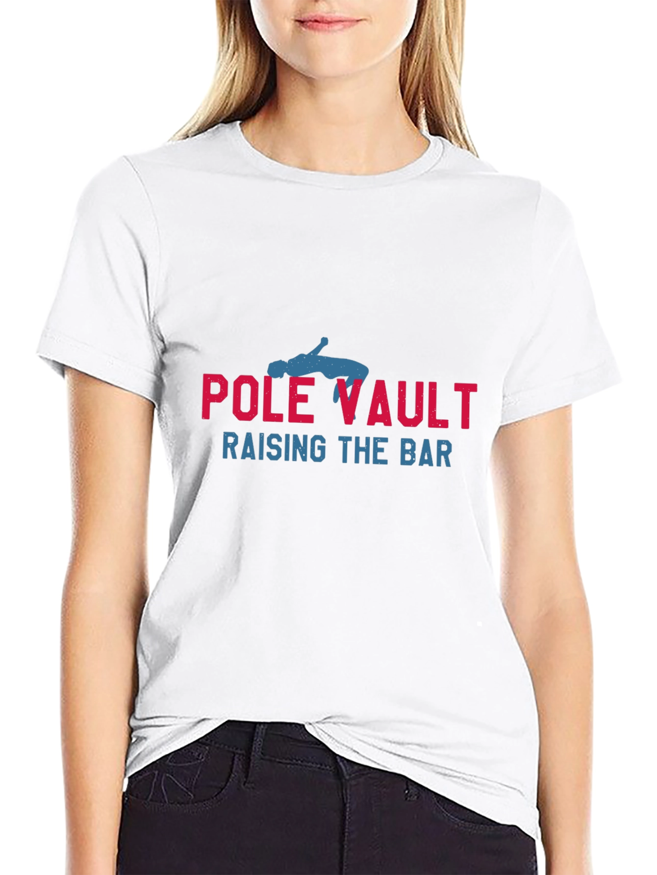 Pole Vault Raising the Bar Graphic T-Shirt