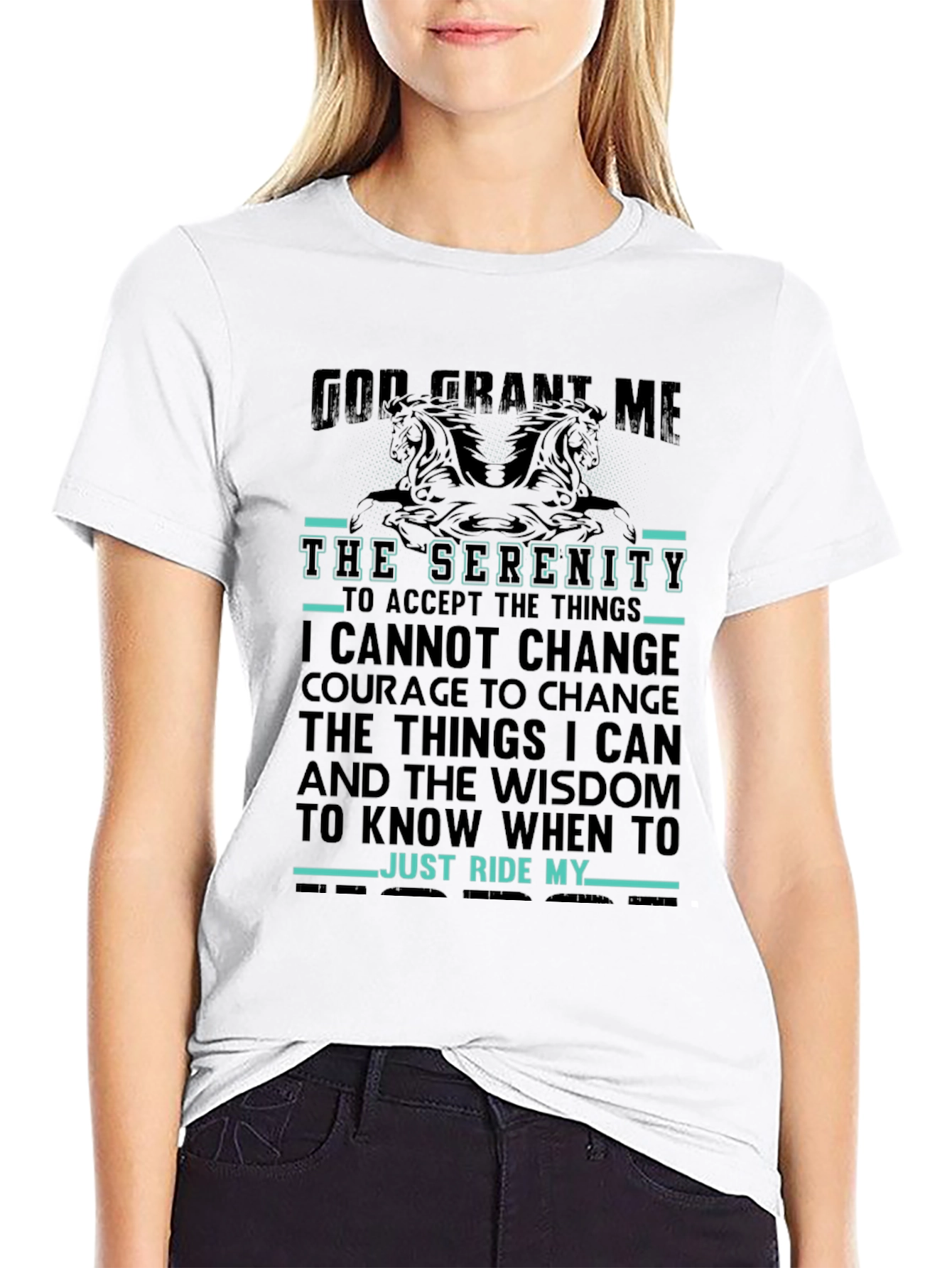 God Grant Me Serenity Graphic Tee