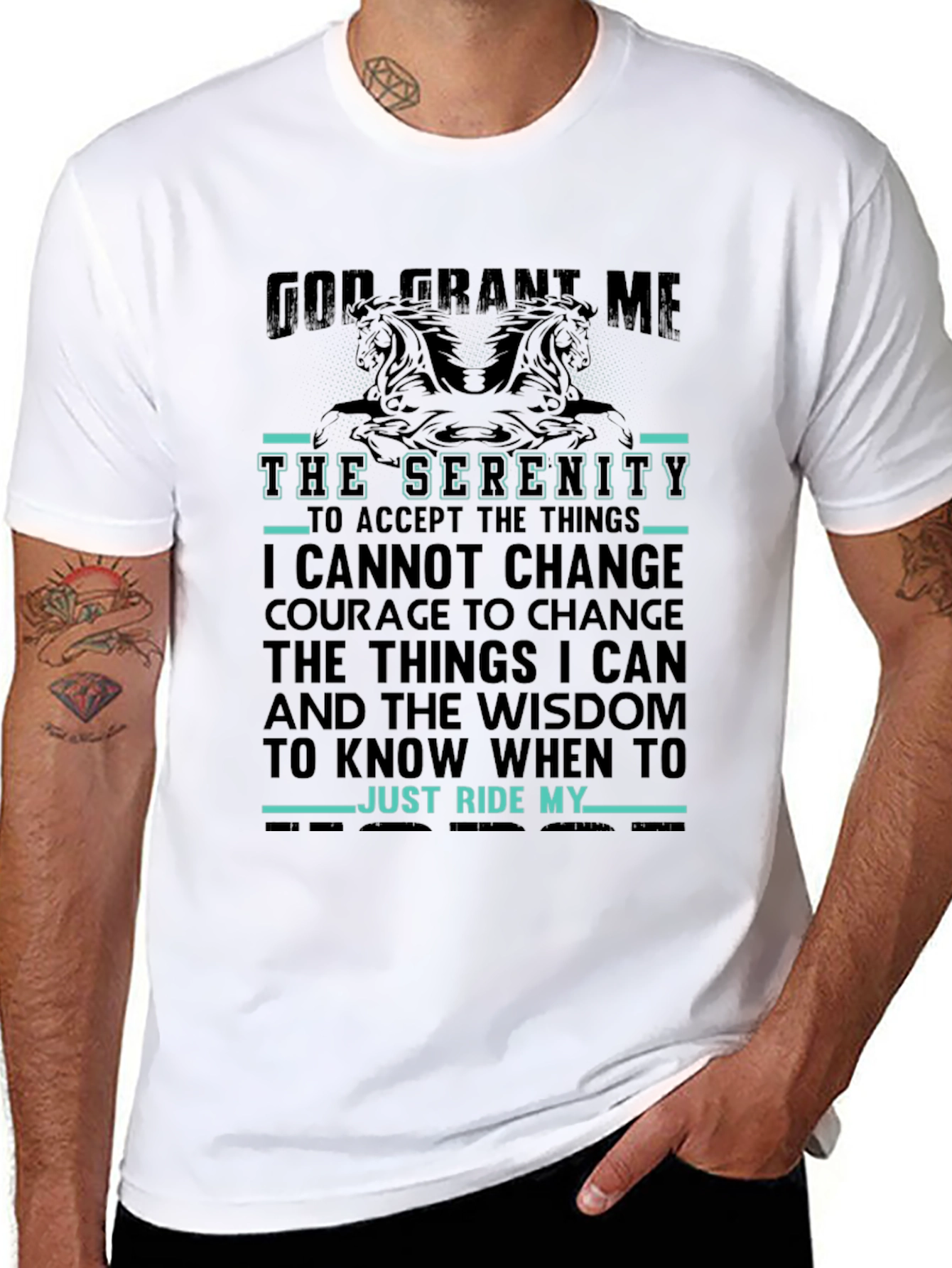 God Grant Me Serenity Graphic Tee