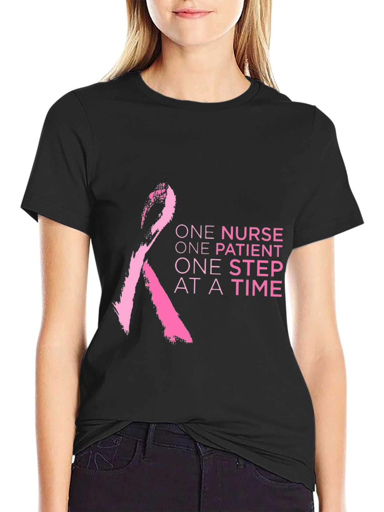 Nurse Breast Cancer Awareness T-Shirt