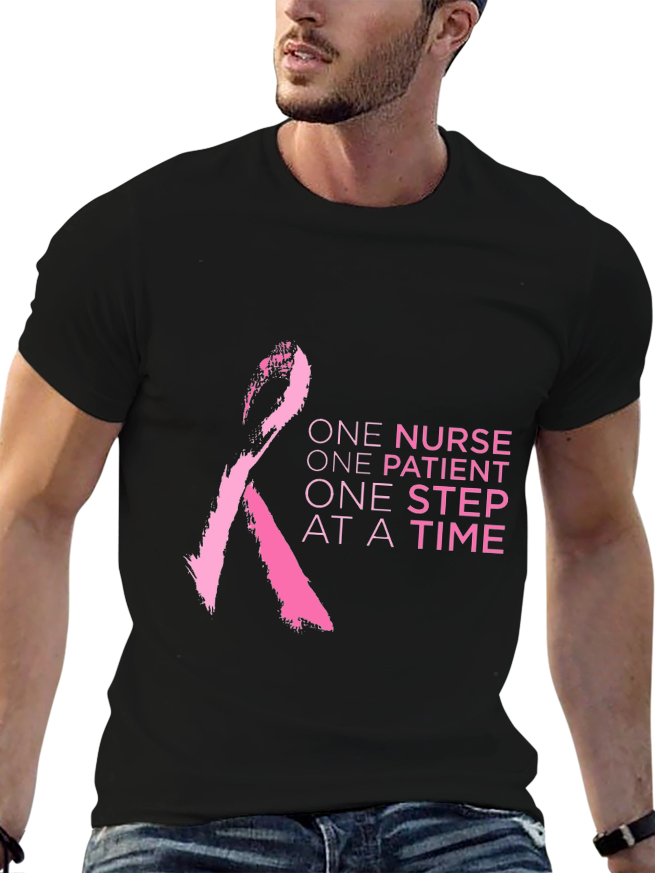 Nurse Breast Cancer Awareness T-Shirt