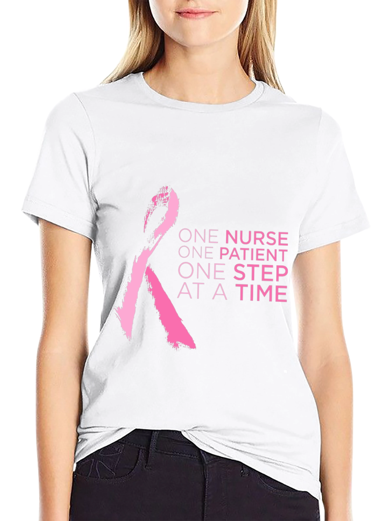 Nurse Breast Cancer Awareness T-Shirt