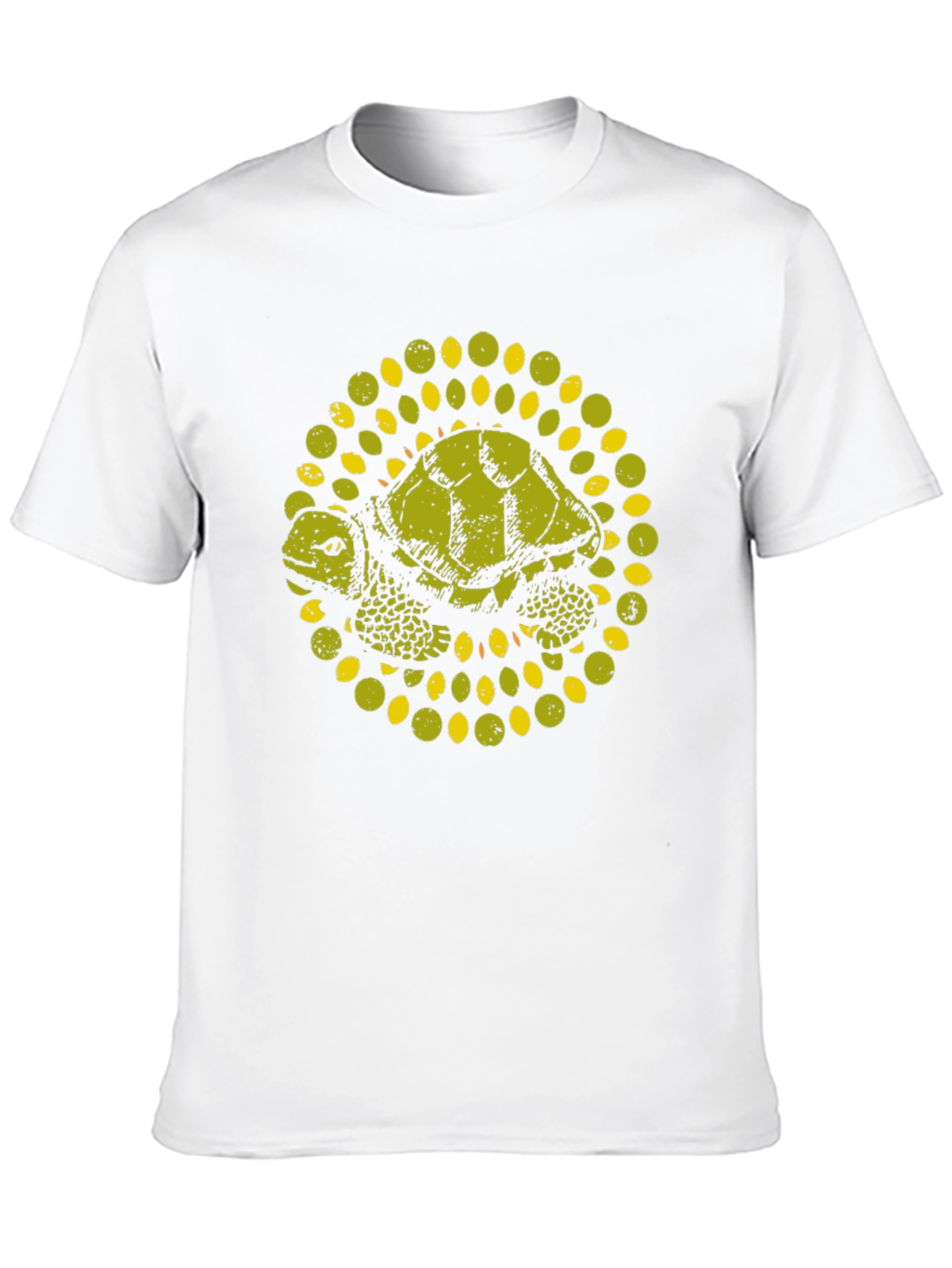 Turtle Graphic Print Black T-Shirt