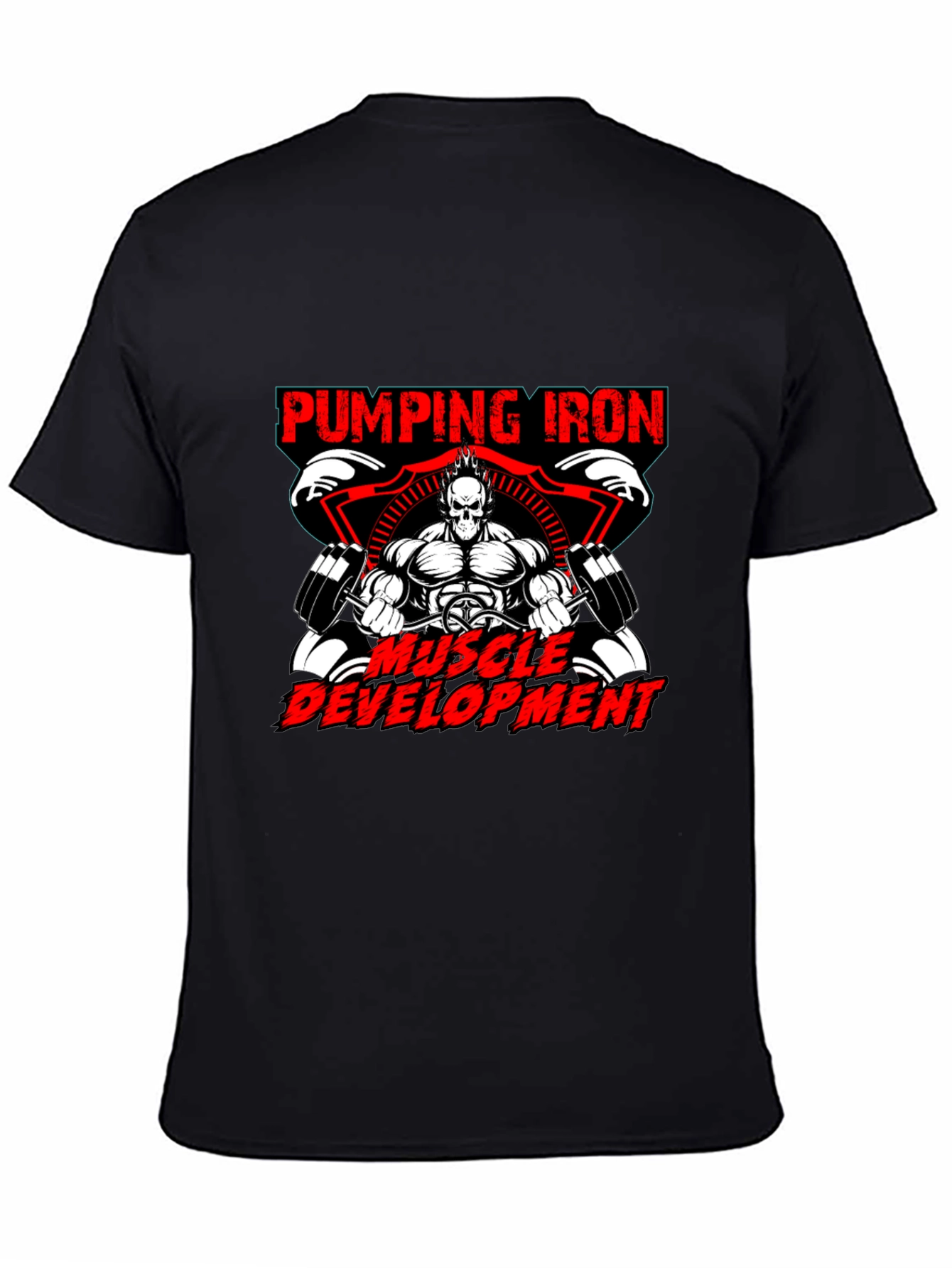 Pumping Iron Muscle Development T-Shirt