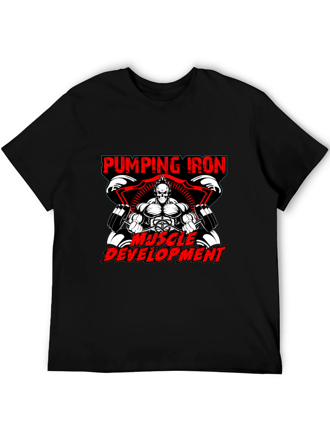 Pumping Iron Muscle Development T-Shirt