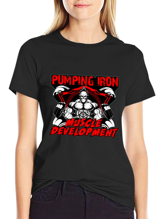 Pumping Iron Muscle Development T-Shirt