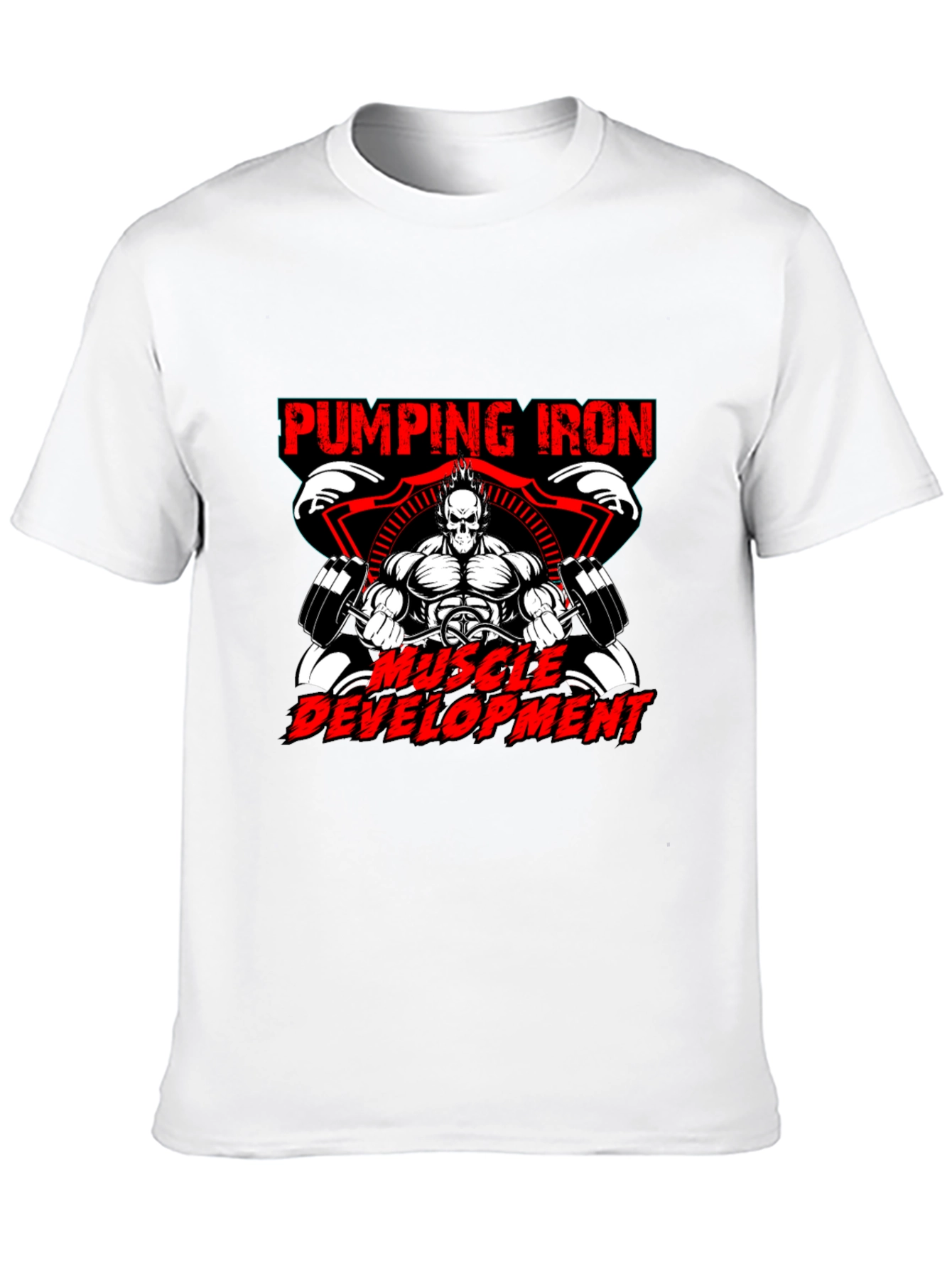Pumping Iron Muscle Development T-Shirt