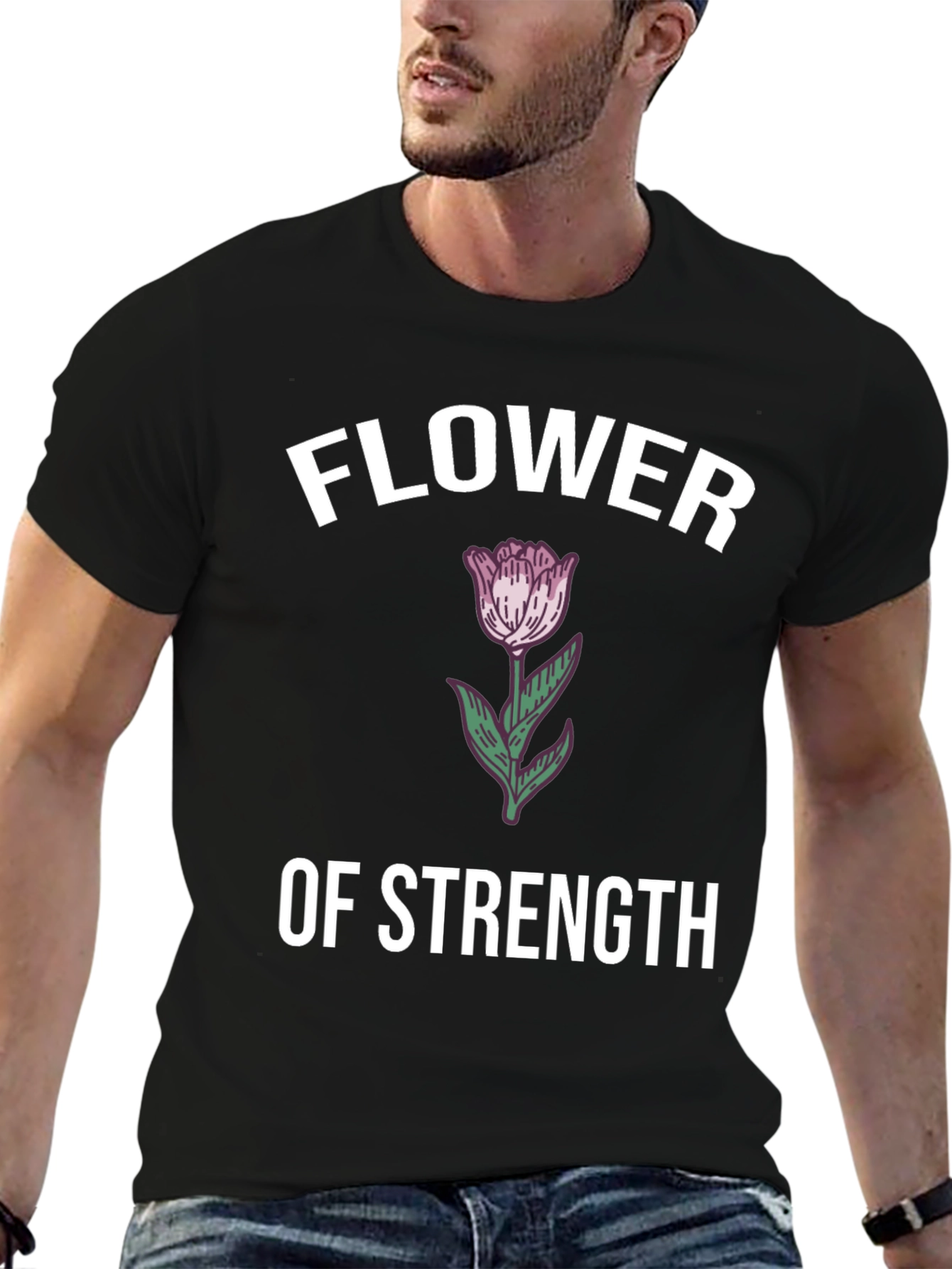 Flower of Strength Graphic Tee
