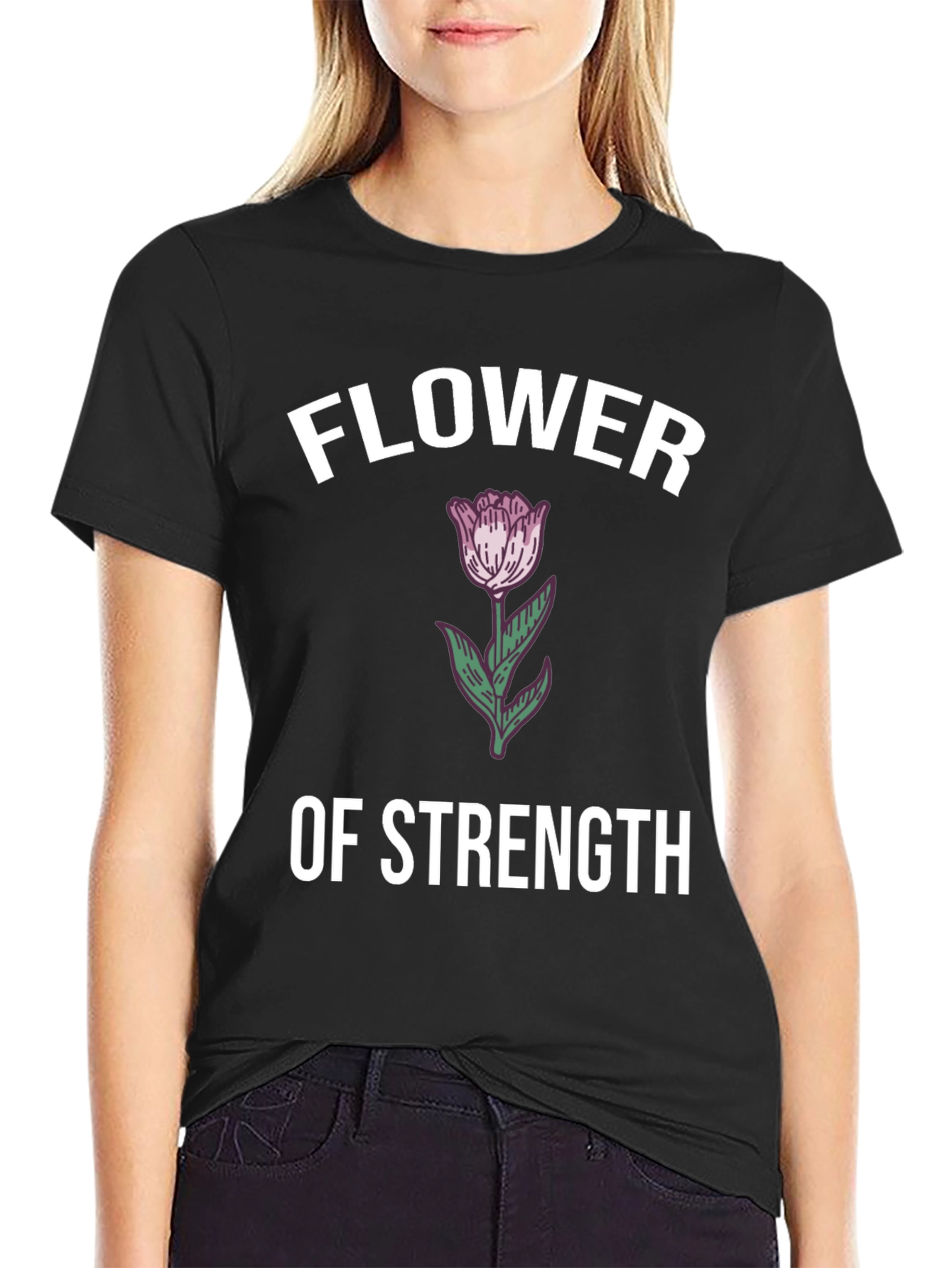 Flower of Strength Graphic Tee