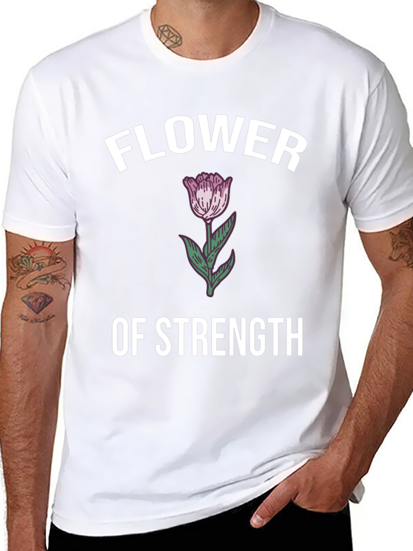Flower of Strength Graphic Tee