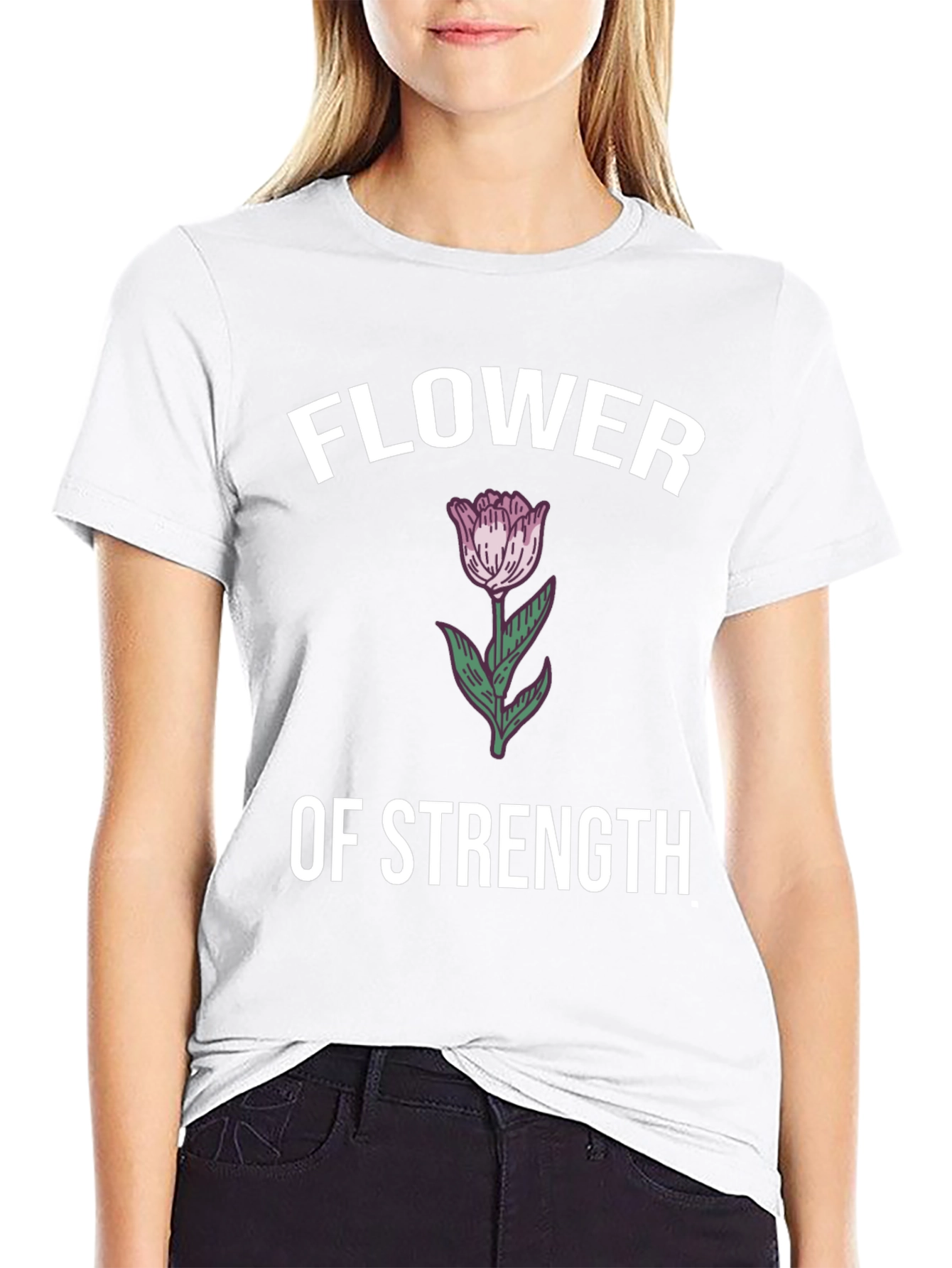 Flower of Strength Graphic Tee