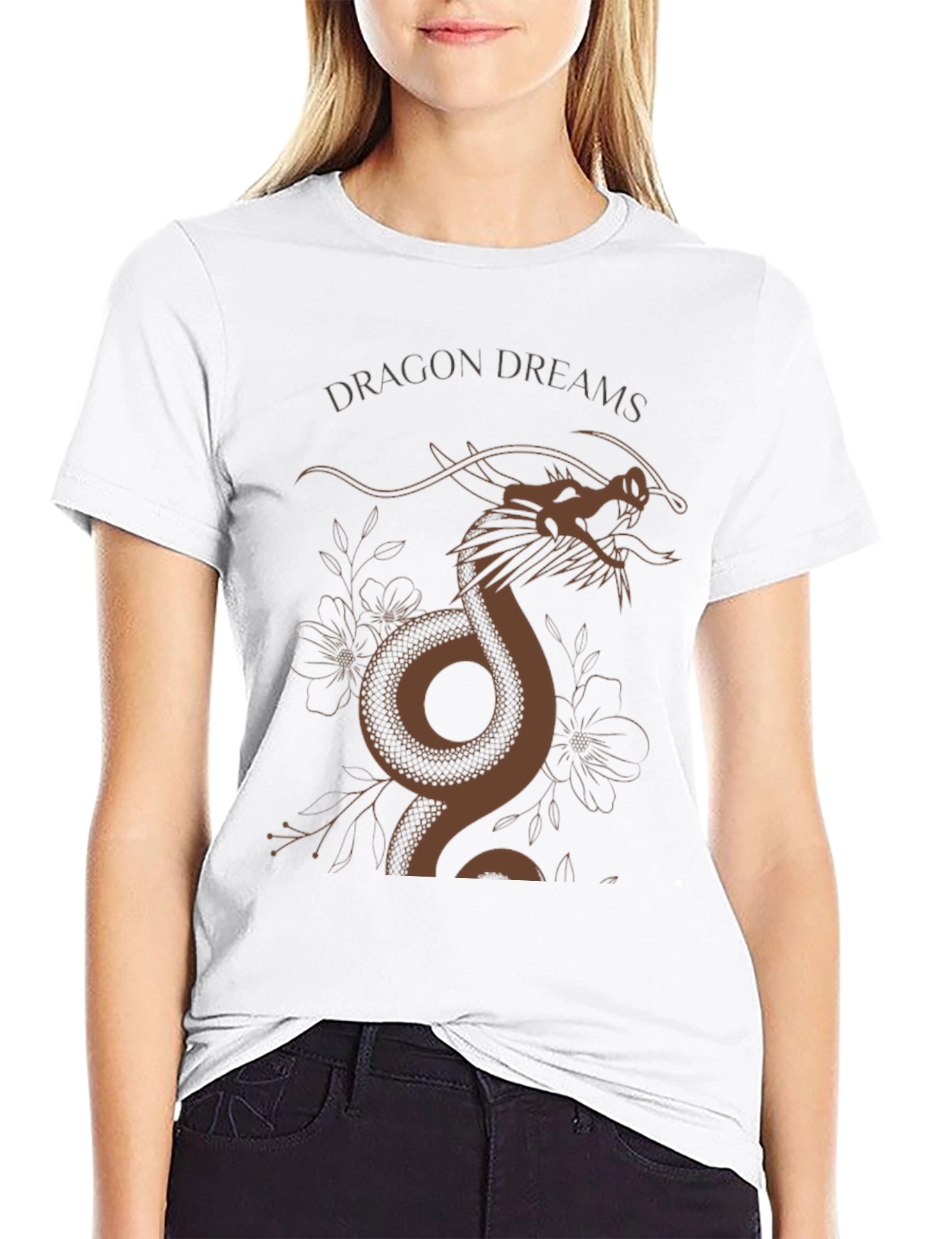 Dragon Dreams Graphic T-Shirt - Black