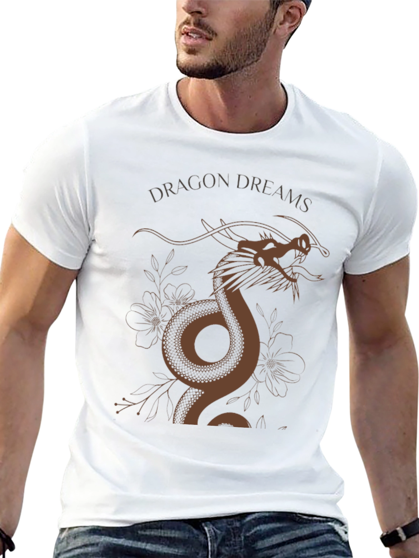 Dragon Dreams Graphic T-Shirt - Black