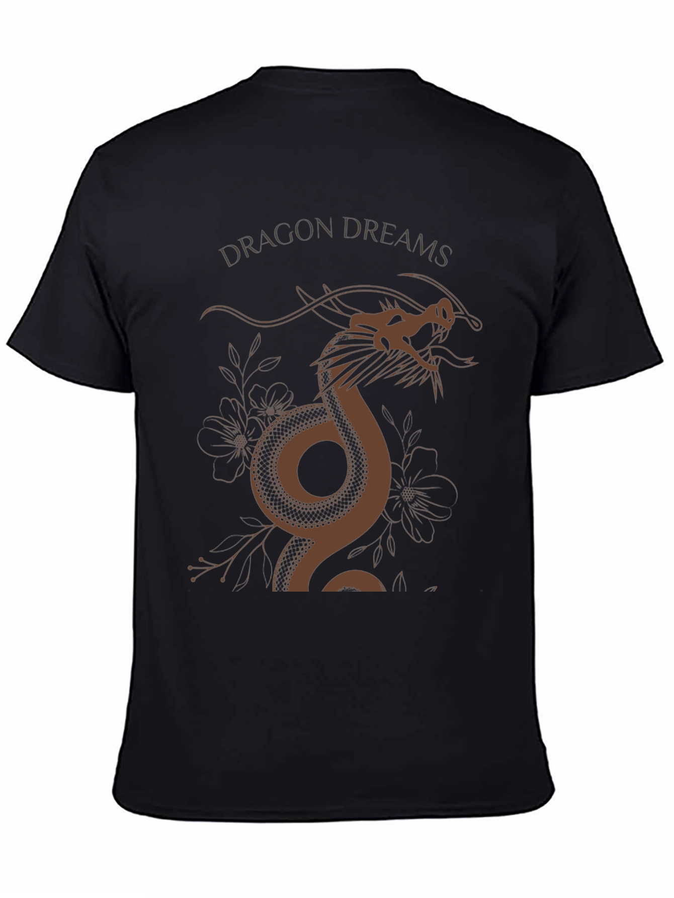 Dragon Dreams Graphic T-Shirt - Black