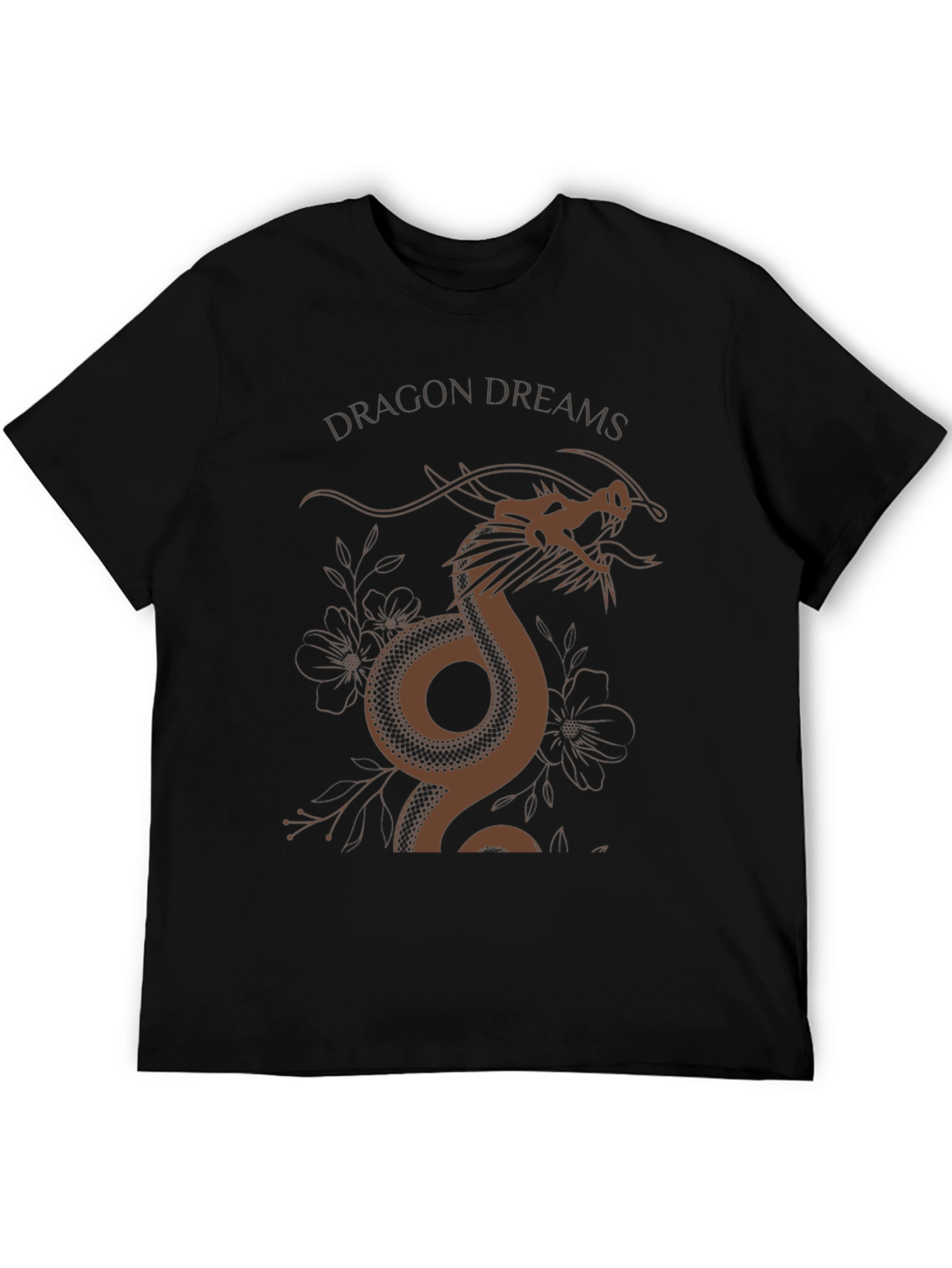 Dragon Dreams Graphic T-Shirt - Black