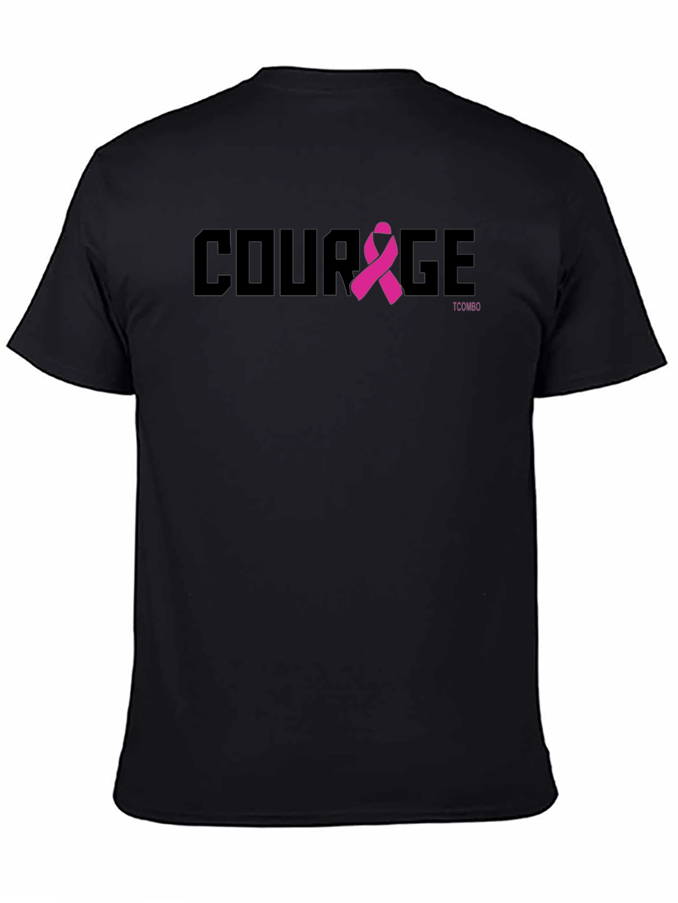 Courage Ribbon T-Shirt - Breast Cancer Awareness Tee