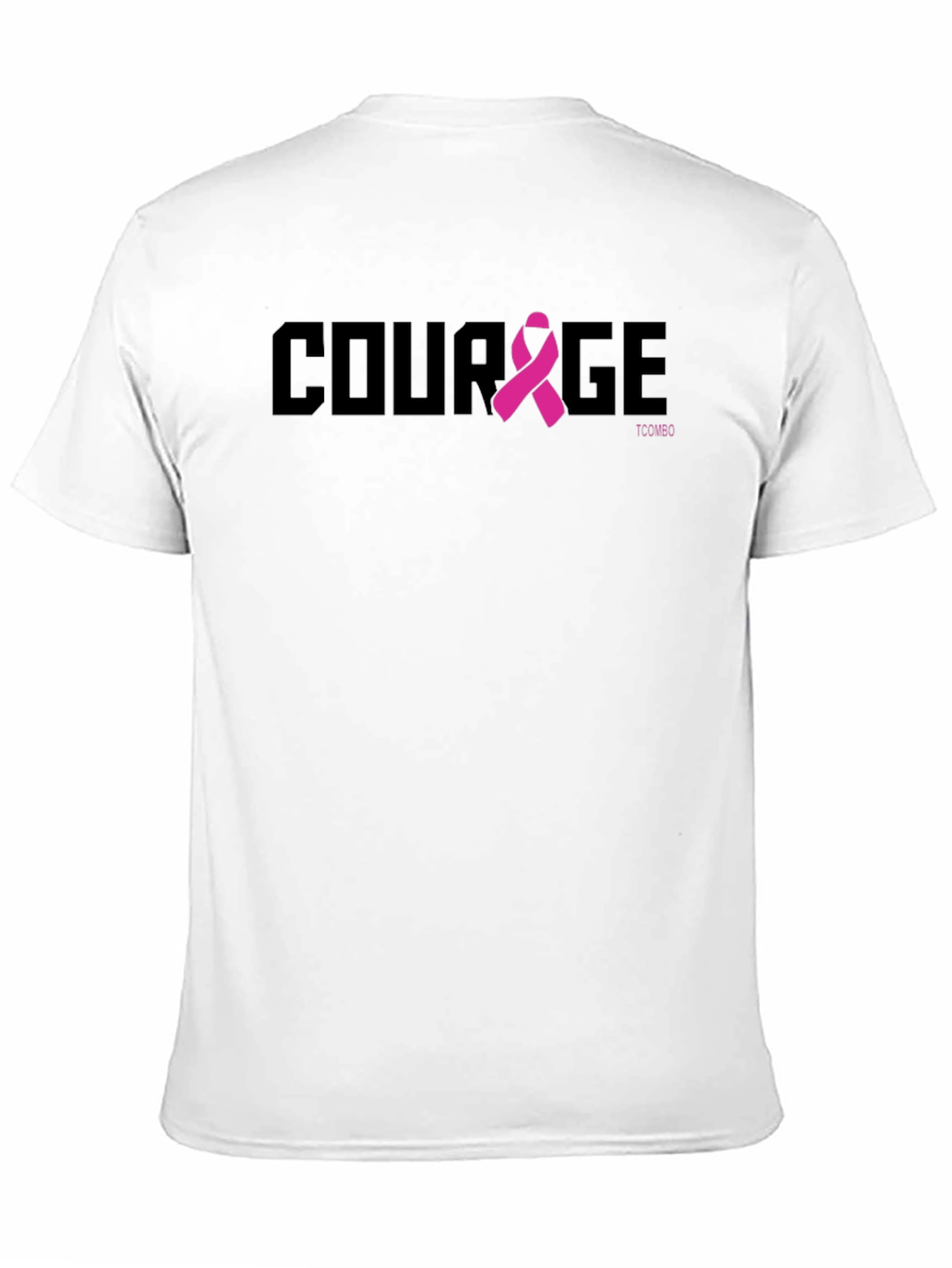 Courage Ribbon T-Shirt - Breast Cancer Awareness Tee