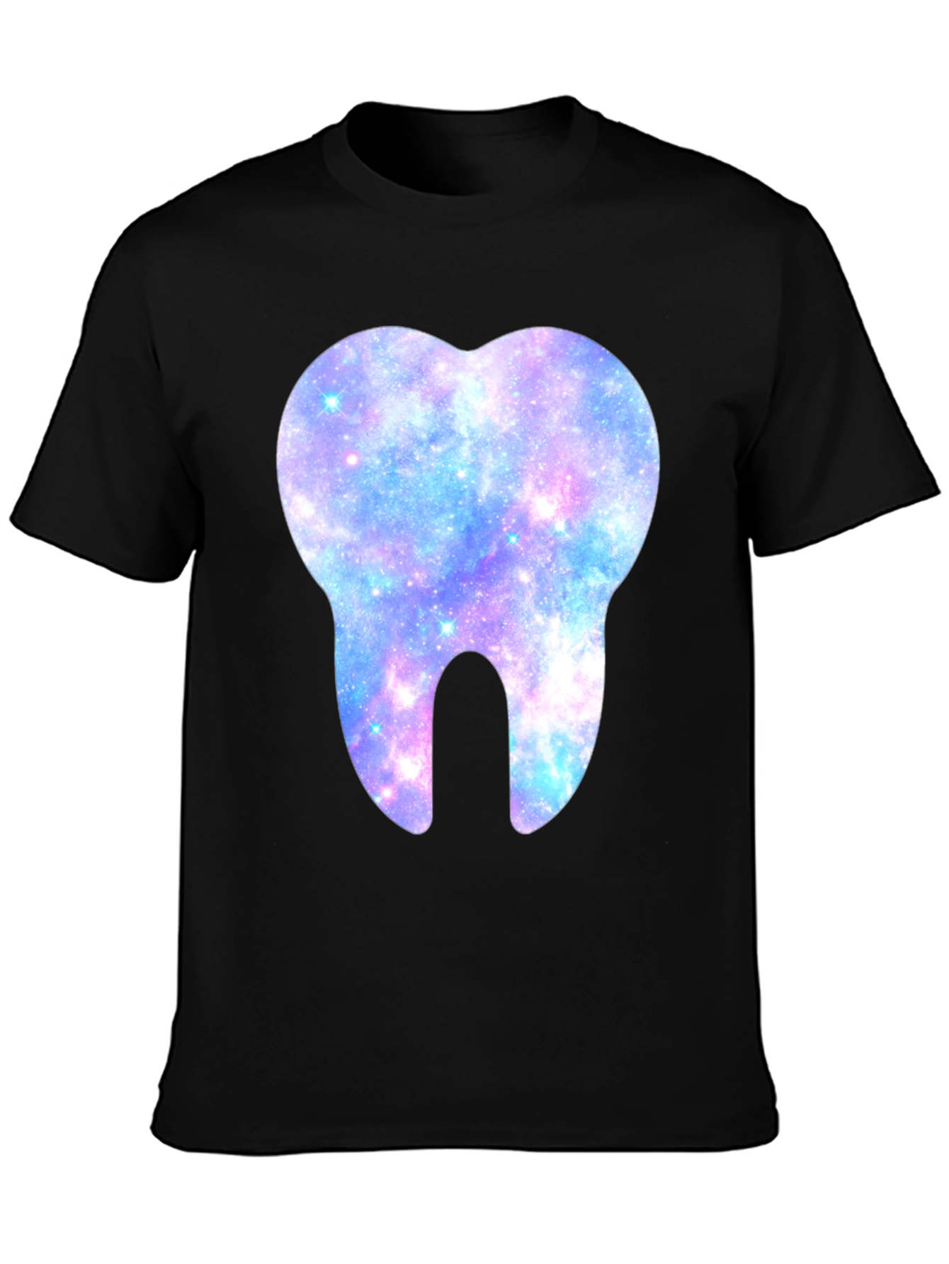Galaxy Tooth Graphic Tee - Unique Dental Shirt