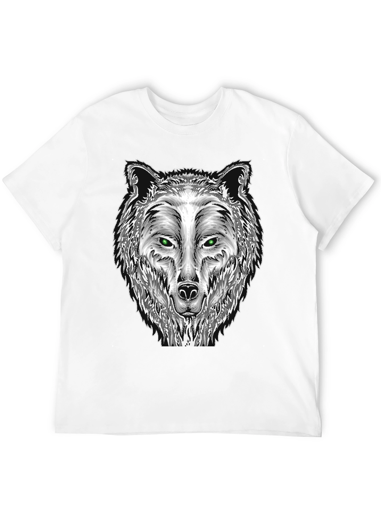 Wolf Graphic Tee - Mens Black T-Shirt