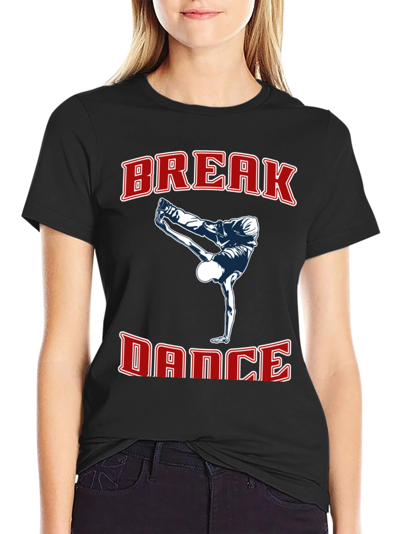 Break Dance Graphic Tee - Cool Dancer Shirt