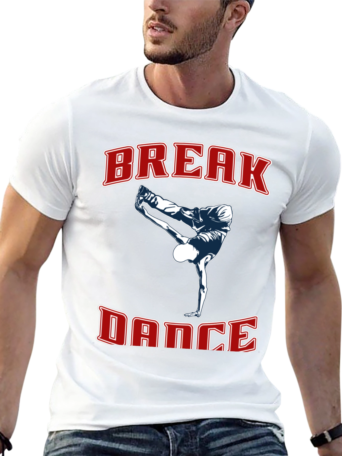 Break Dance Graphic Tee - Cool Dancer Shirt