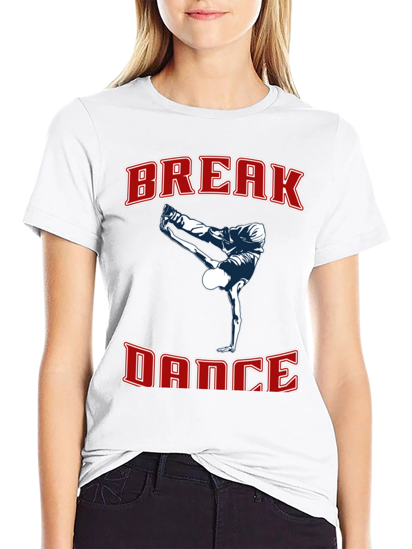 Break Dance Graphic Tee - Cool Dancer Shirt