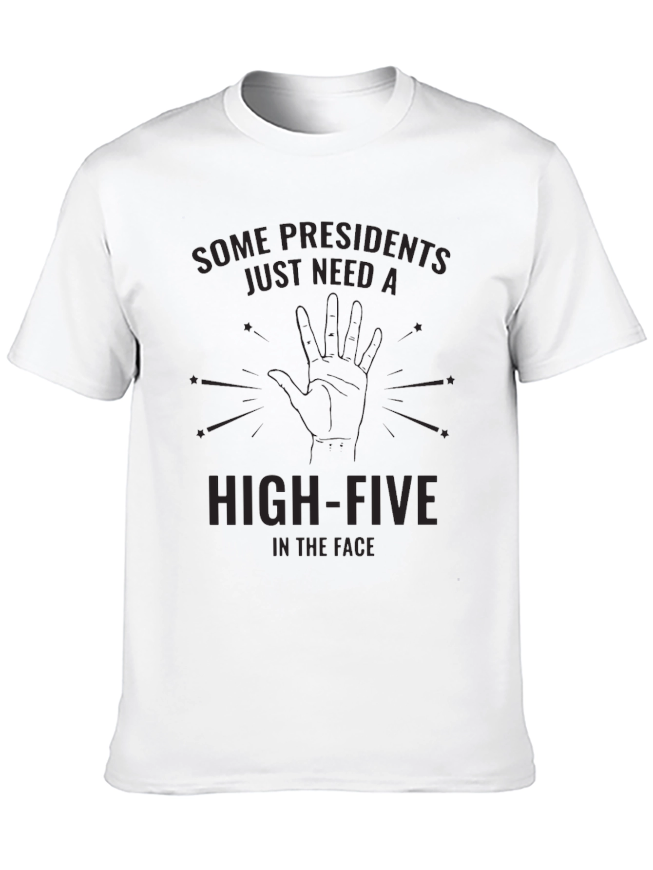 Humorous High-Five Graphic T-Shirt