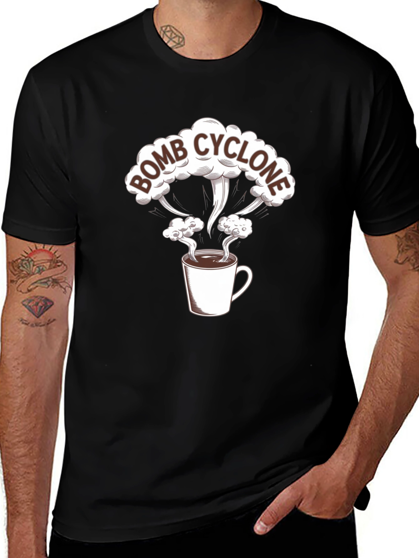 Bomb Cyclone Coffee Graphic T-Shirt