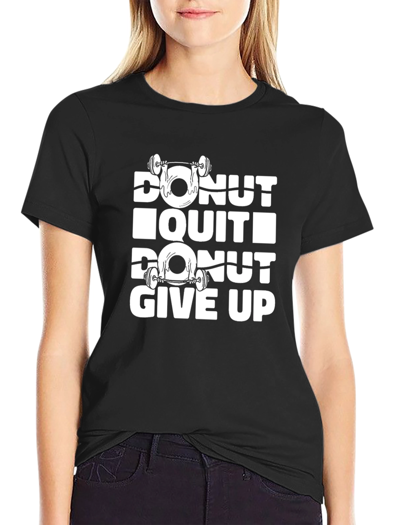 Donut Quit Funny Workout T-Shirt