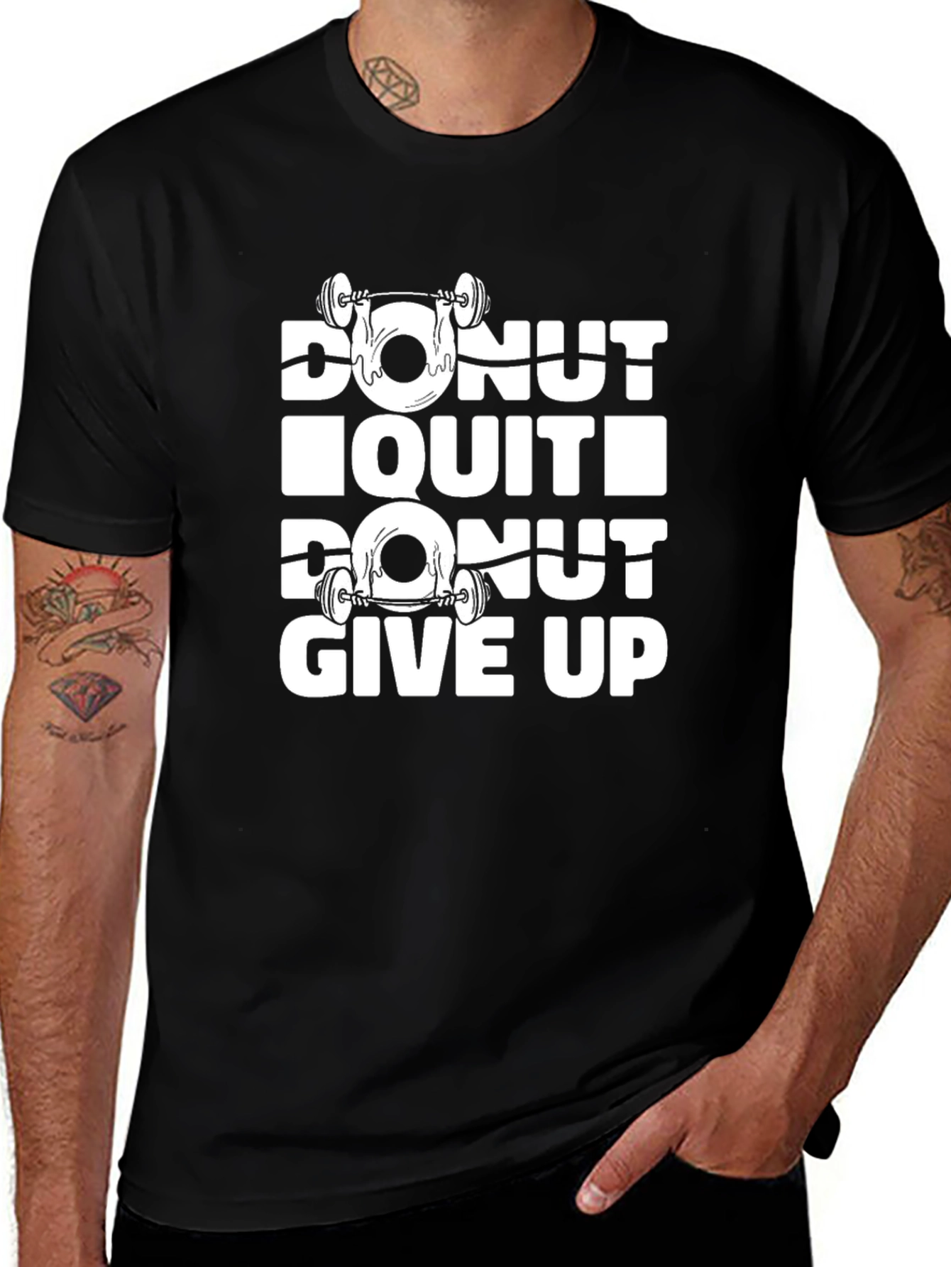 Donut Quit Funny Workout T-Shirt