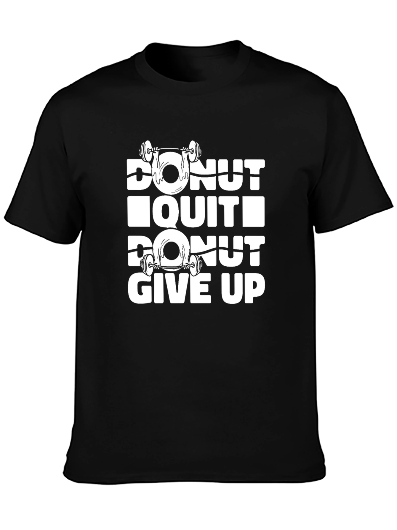 Donut Quit Funny Workout T-Shirt
