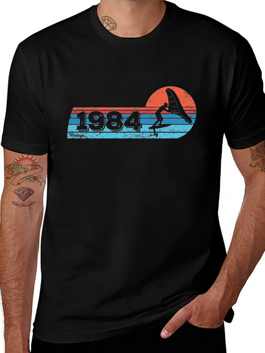 Vintage 1984 Wing Surfing Graphic T-Shirt
