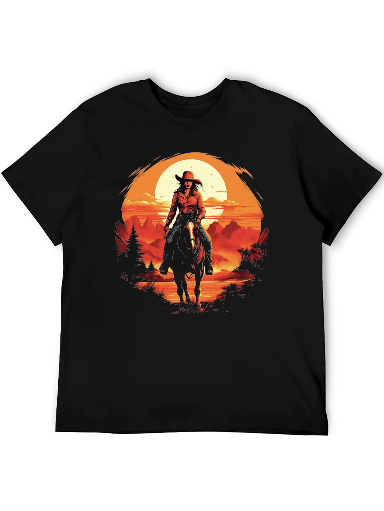Cowgirl Sunset Graphic Tee