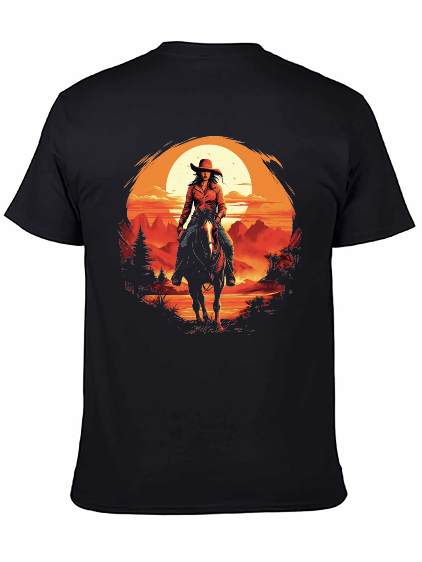 Cowgirl Sunset Graphic Tee