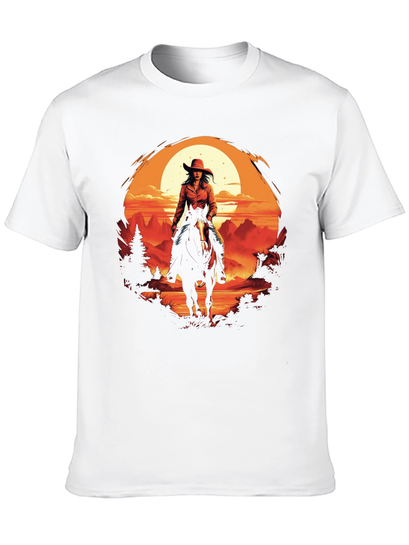 Cowgirl Sunset Graphic Tee
