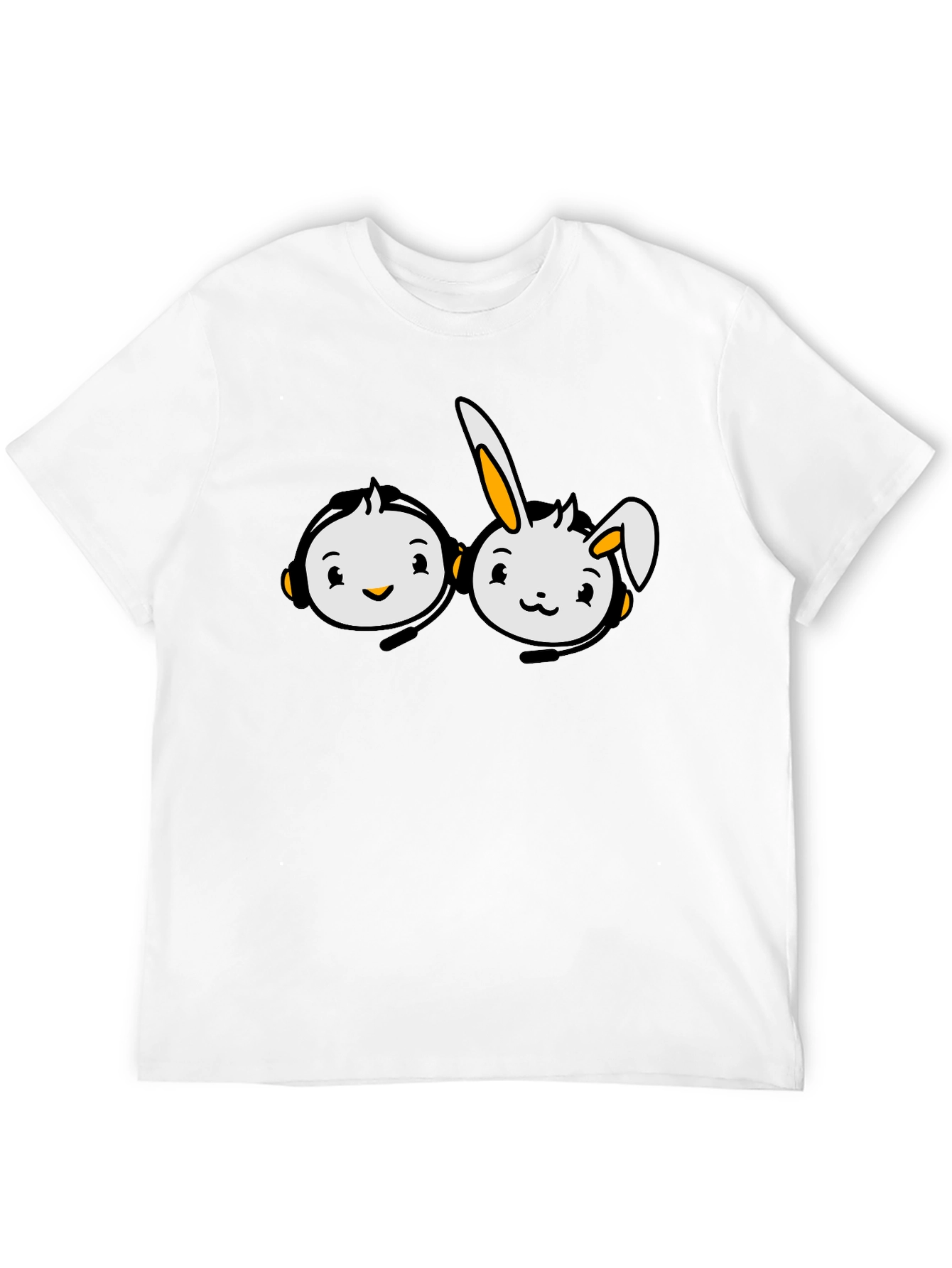 Cute Cartoon Character Graphic T-Shirt