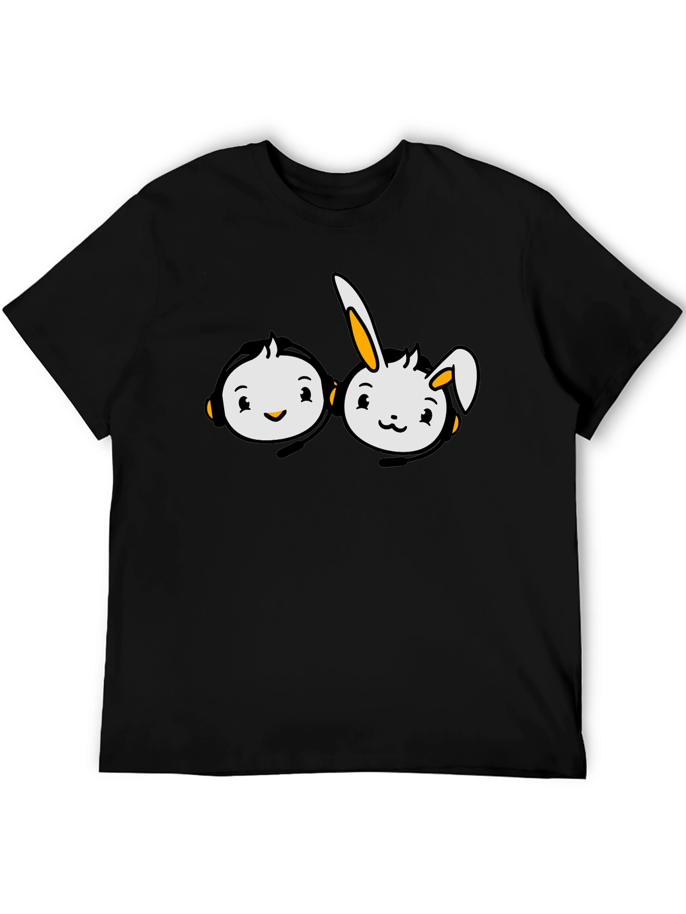 Cute Cartoon Character Graphic T-Shirt