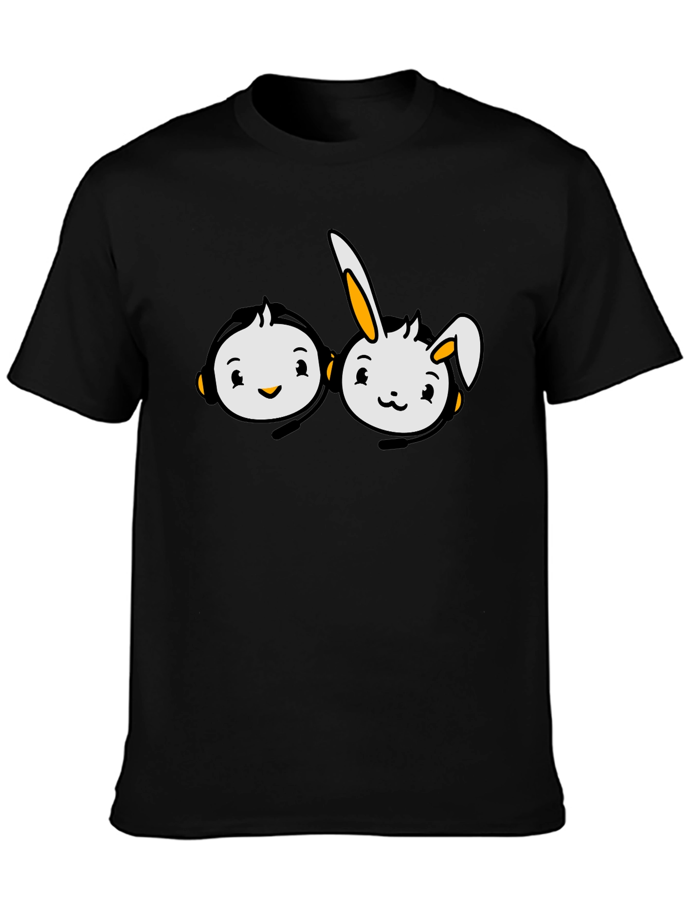 Cute Cartoon Character Graphic T-Shirt