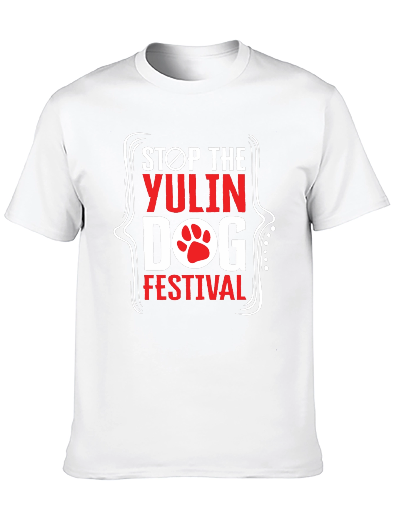 Stop the Yulin Dog Festival Graphic T-Shirt