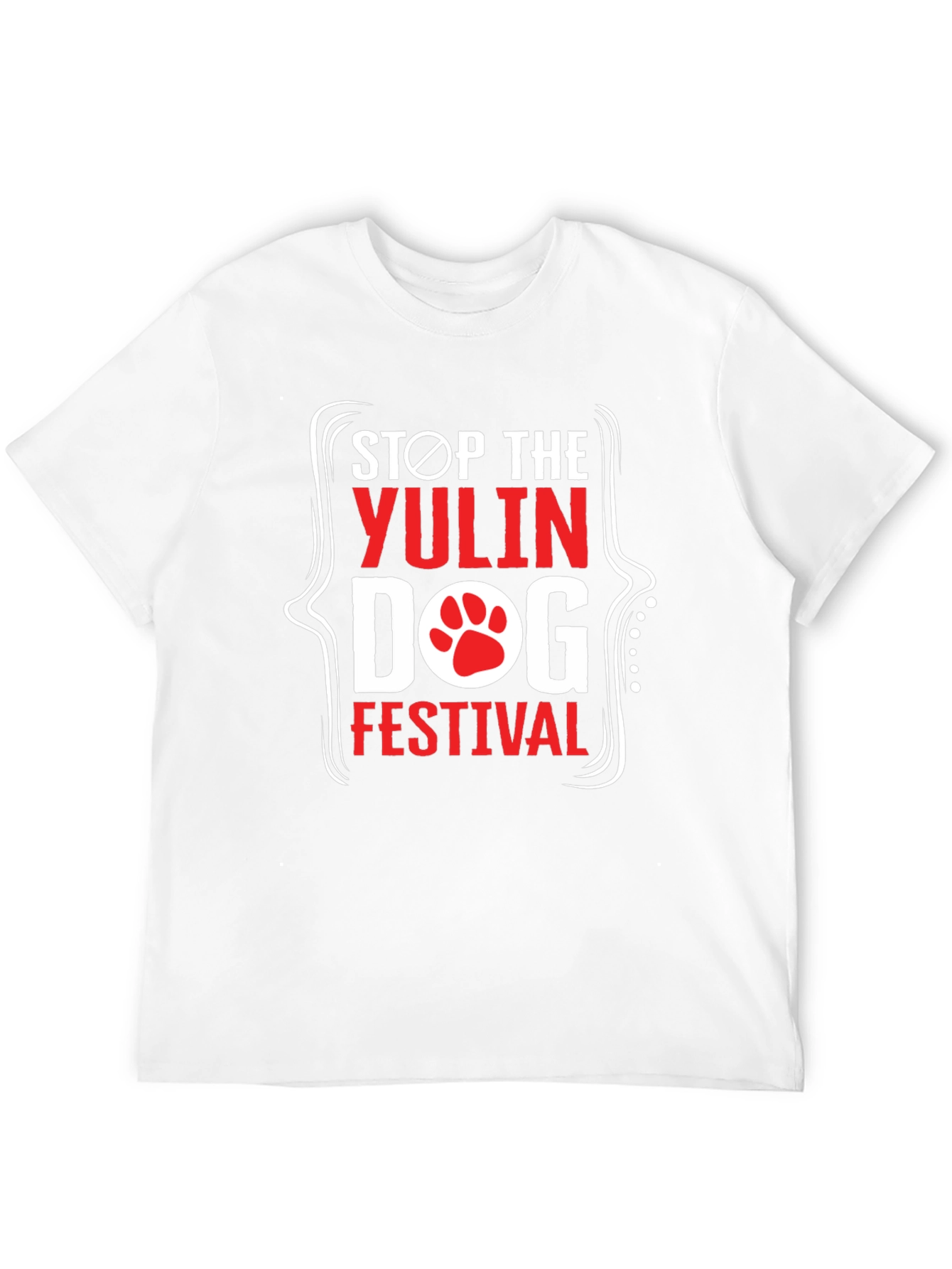 Stop the Yulin Dog Festival Graphic T-Shirt