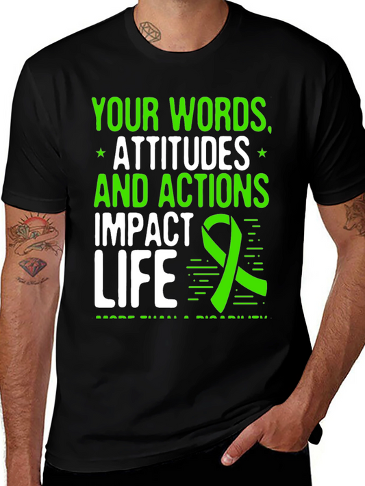 Impact Life T-Shirt: Words Attitudes Actions Matter